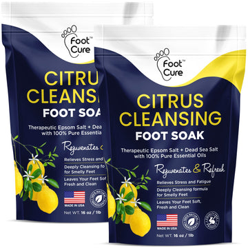 Citrus Detox Foot Soak With Epsom Salts - for Foot Callus, Immune Boost, Damaged Toenail FOOT CURE buy supplements canada