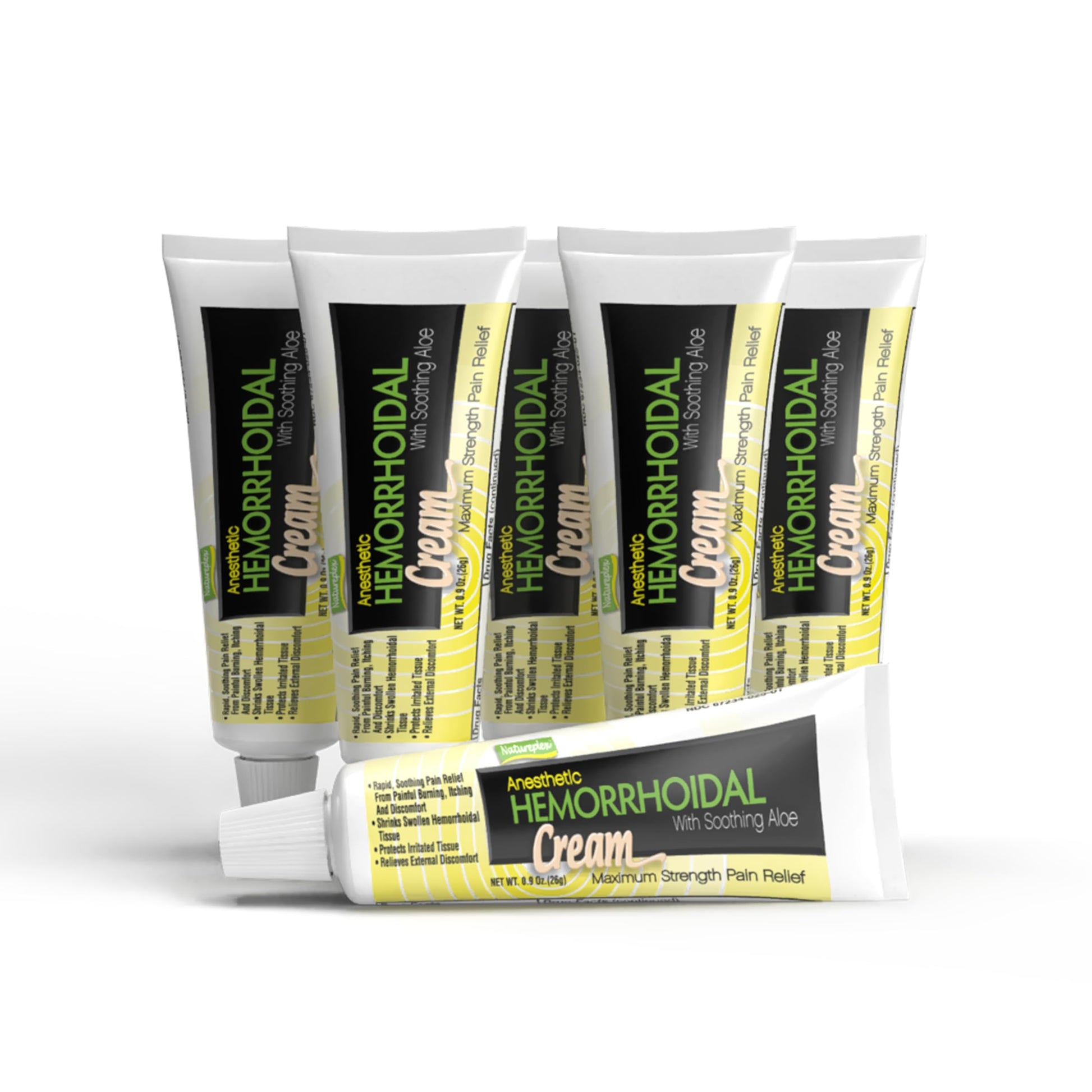 Natureplex Hemorrhoidal Cream for Itching, Burning and Discomfort Relief, 0.9 oz (Pack of 6) - Made in USA Natureplex buy supplements canada