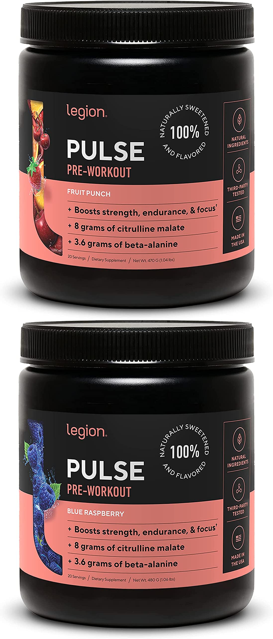 LEGION Pulse Pre Workout Supplement - All Natural Nitric Oxide Preworkout Drink to Boost LEGION buy supplements canada