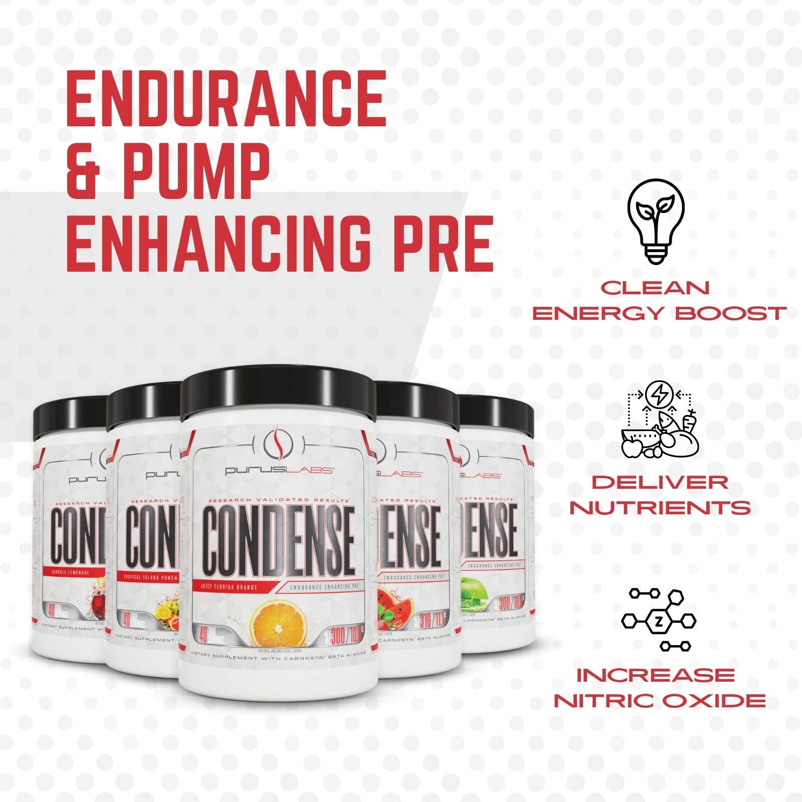 Purus Labs CONDENSE PreWorkout Powder, 40 Servings (Tropical Island Punch) Purus Labs buy supplements canada