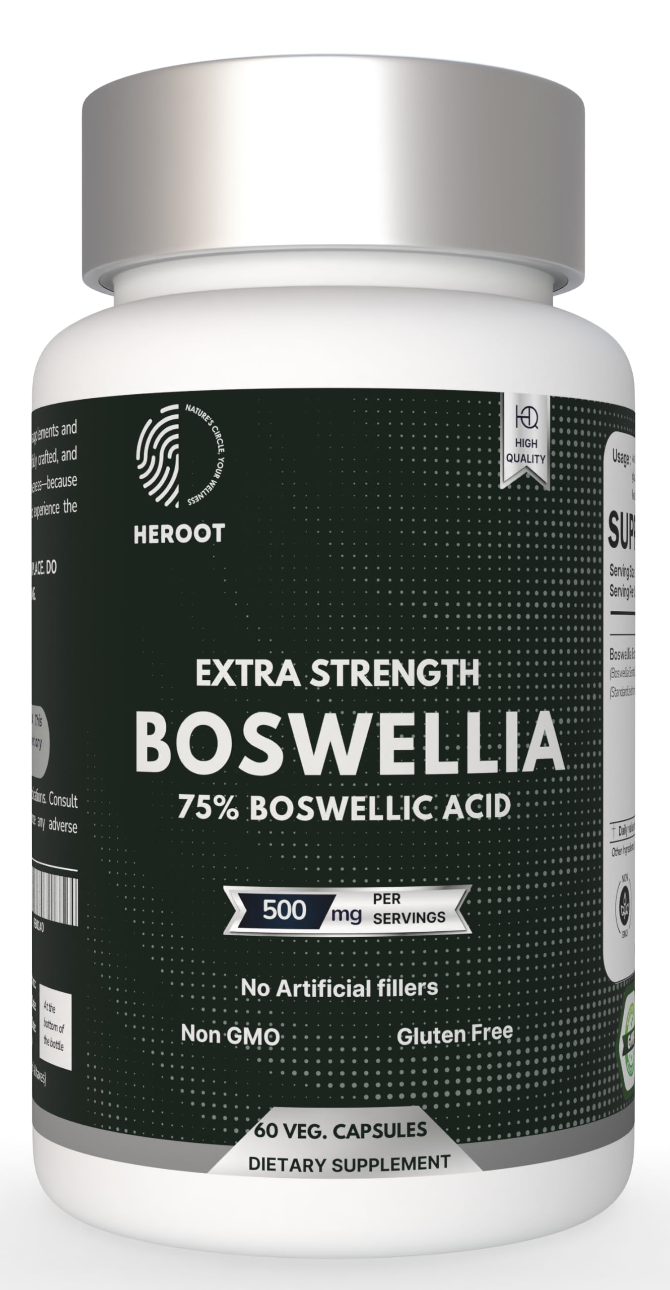 Heroot Boost Joint Mobility with 75% Extra Strength Boswellia Serrata Extract, 120 Capsules Heroot buy supplements canada