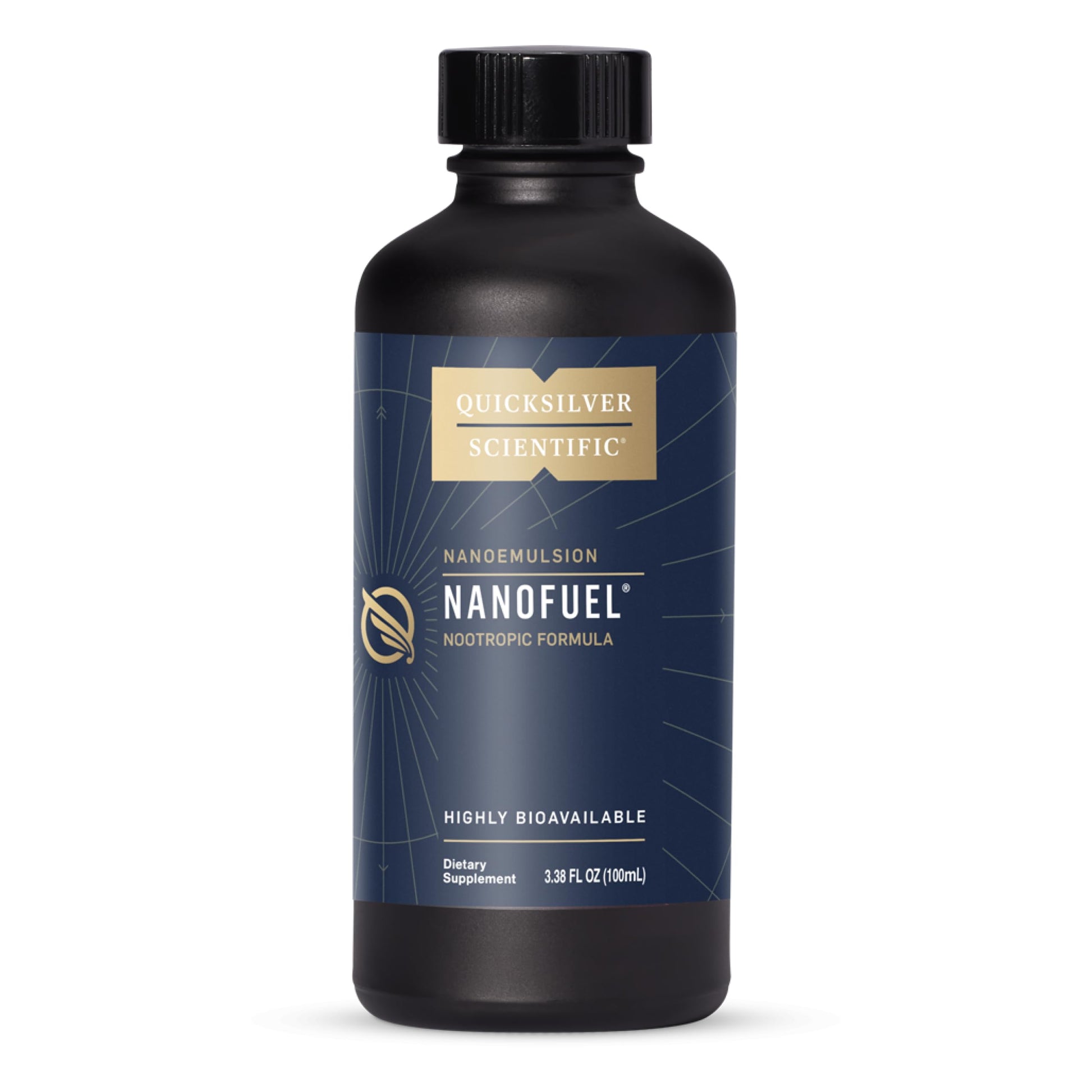 Quicksilver Scientific NanoFuel - Energy Support - Nootropic Formula Designed to Support Focus + Productivity (3.38oz / 100ml) Quicksilver Scientific buy supplements canada