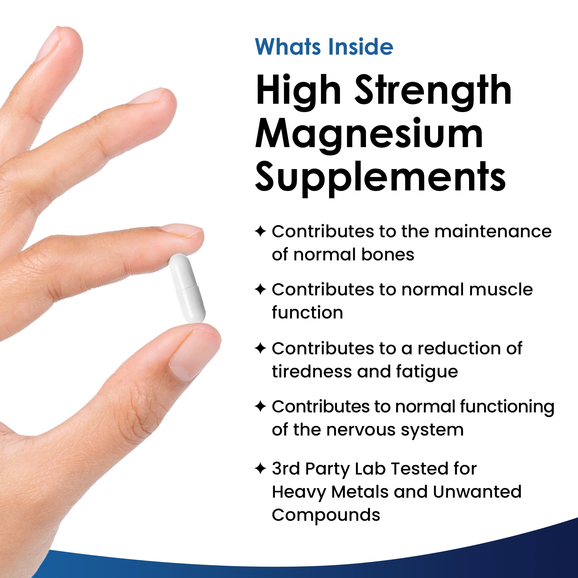 Magnesium Supplements 1620mg - Super Strength - Magnesium Citrate Capsules NEW LEAF PRODUCTS buy supplements canada