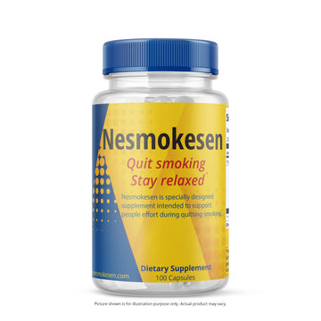 Nesmokesen - Quit Smoking Stay Relaxed, (100 Capsules / 27 Days Supply) Nature's Engineering buy supplements canada