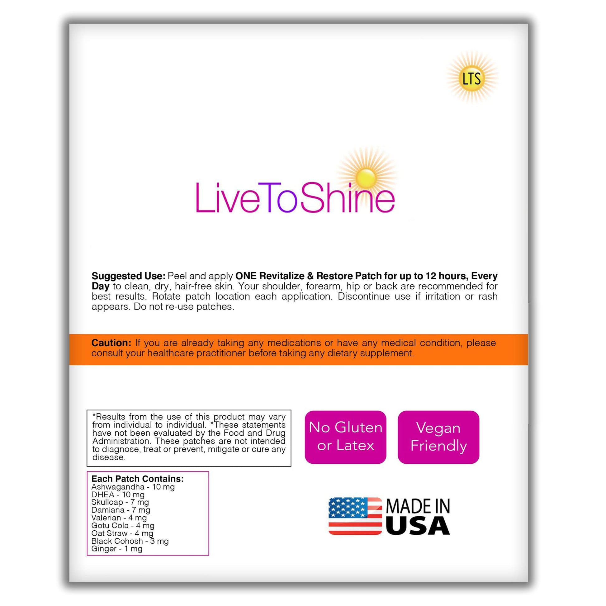 Menopause & Perimenopause Relief Patch for Women – Hot Flash, Mood & Symptom Support – Black Cohosh, Ashwagandha & More – 30 Topical Patches – USA Made by Live to Shine Live To Shine buy supplements canada