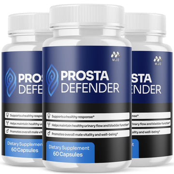 (3 Pack) Prosta Defender Capsules, Official Prostadefender Pills with All Natural Ingredients, Advanced Overall Health and Wellness Supplement, Natural Maximum Strength Vitamin Formula (180 Capsules) MJO buy supplements canada