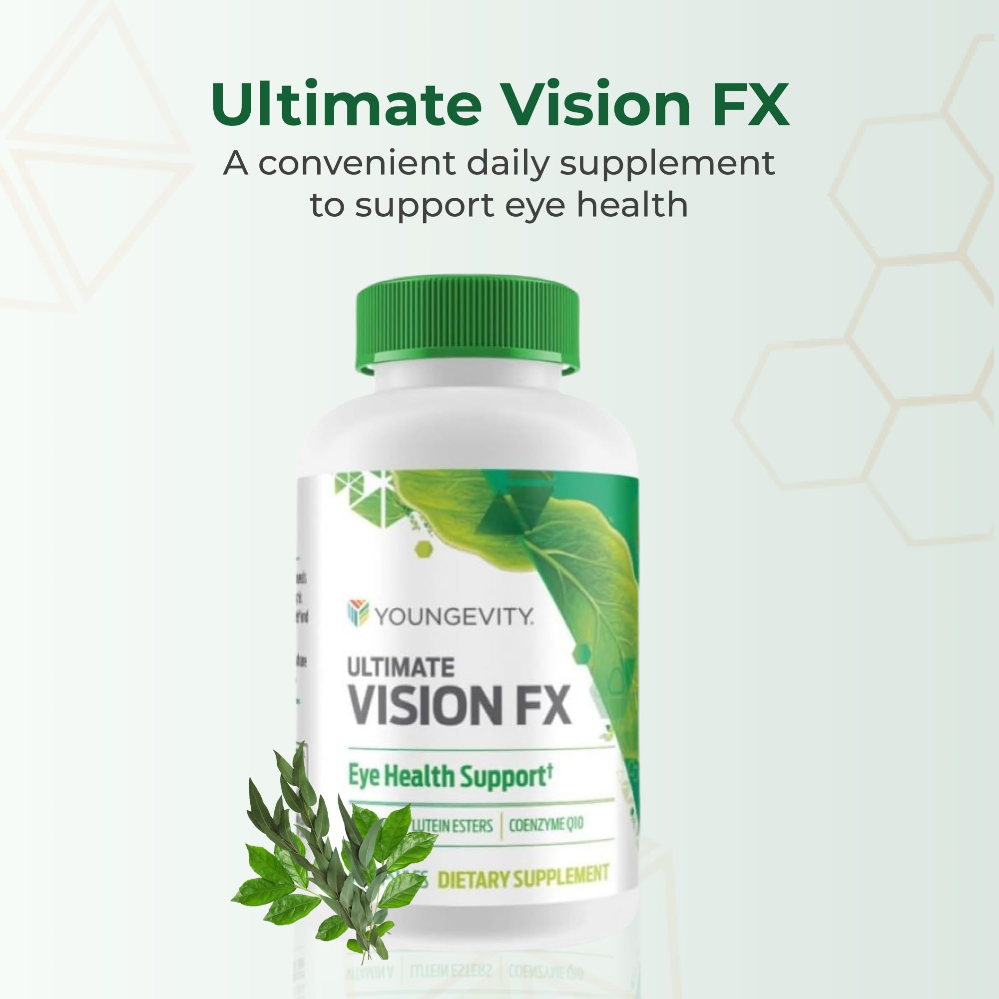 Youngevity Ultimate Vision FX™ - Eye Vitamin & Mineral Supplement Blend - Lutein, CoQ10, Vitamins A, C, E, Zinc, Chromium, Selenium for Eye Health (60 Capsules) Youngevity buy supplements canada