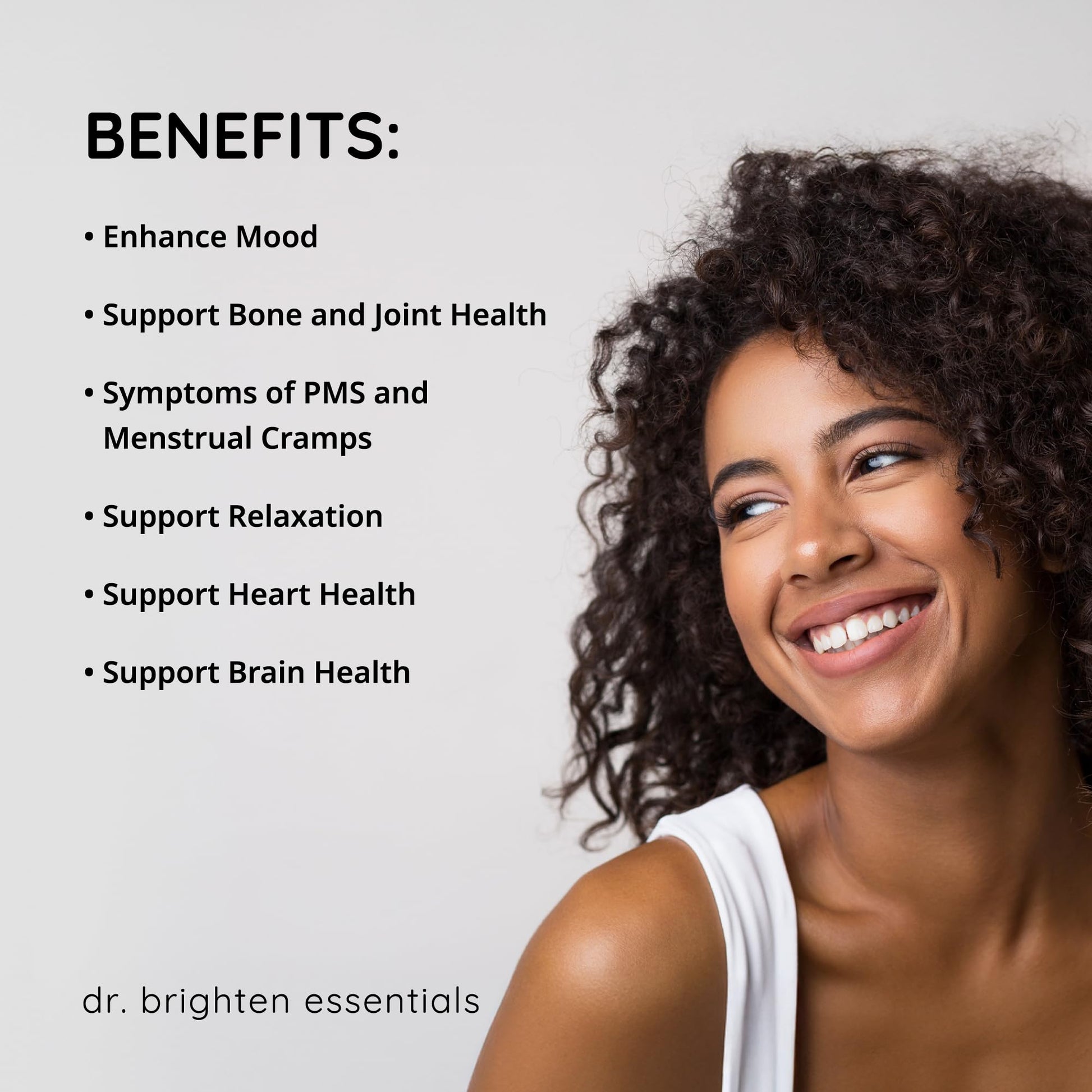 Dr. Brighten Magnesium Plus (as Magnesium Bi-glyncinate) - Beneficial in Maintaining a Healthy Mood, Sleep, Hormone Balance and Reducing Symptoms of PMS and Menstrual Cramps Dr. Brighten buy supplements canada
