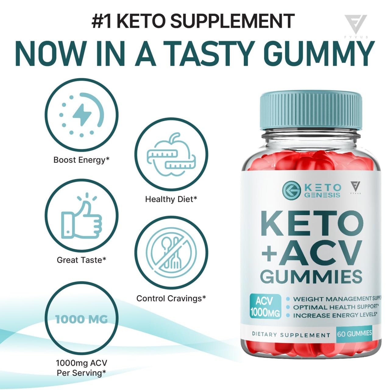 Keto Genesis Keto ACV Gummies Advanced Weight Loss, Ketogenesis Keto + ACV 1000MG Fyvus buy supplements canada