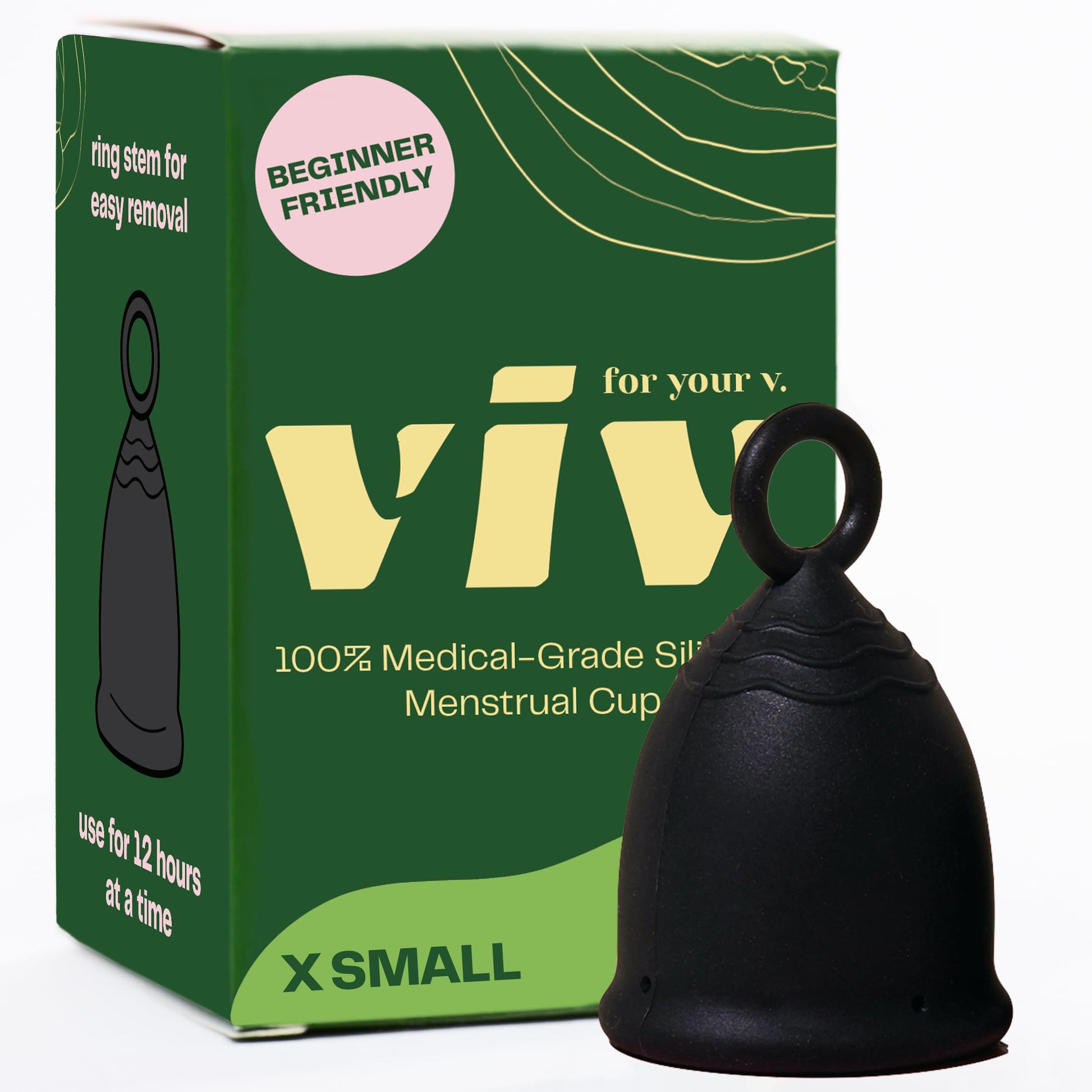 Viv for Your V Menstrual Cup | Extra Small | Safe, Comfortable, Alternative to Tampons and Pads VIV FOR YOUR V. buy supplements canada
