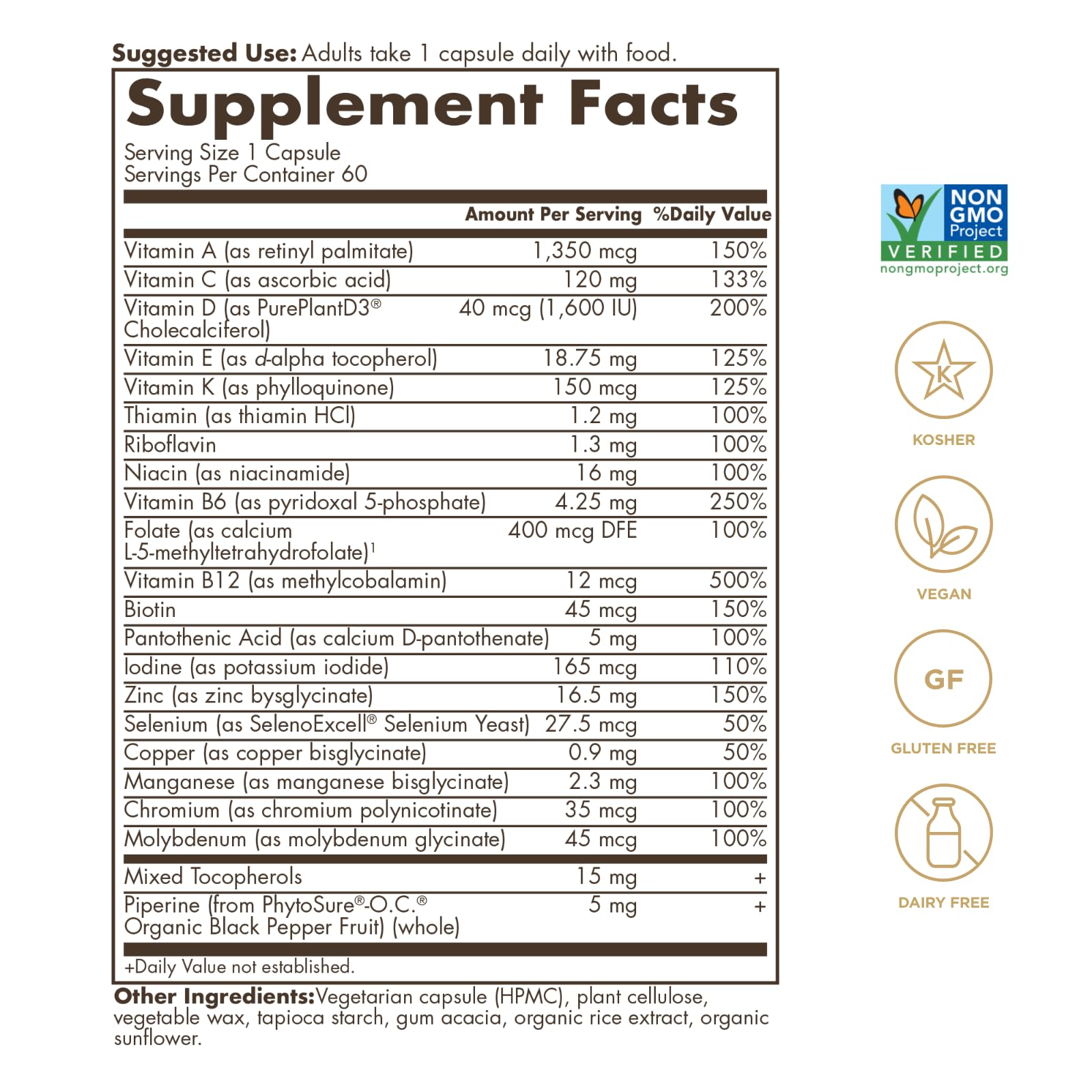 SOLGAR One a Day Women & Mens Bundle:Daily Women's Multi Whole Body Support, 60 Servings + Daily Men's Multivitamin Whole Body Support Supplement, 60 Servings SOLGAR buy supplements canada