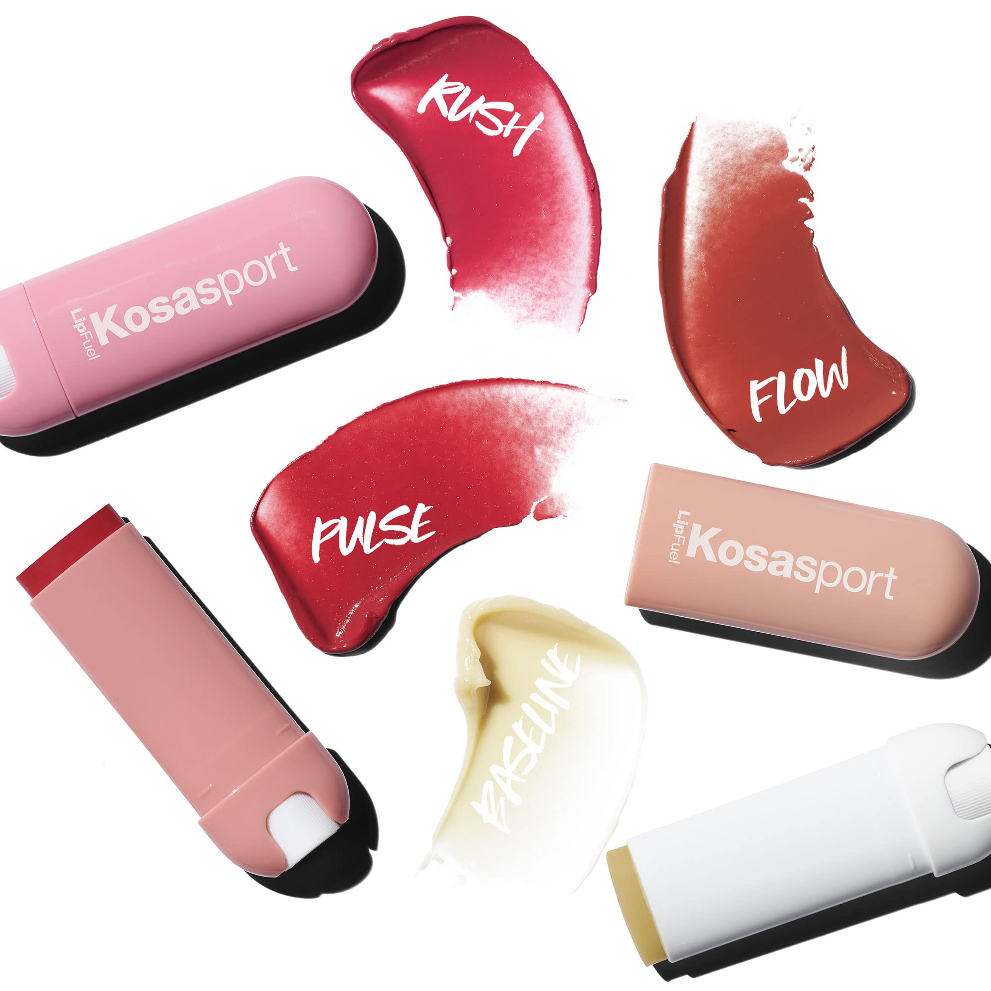 Kosas Lipfuel Hyaluronic Active Sport Lip Balm - Hydrates, Energizes and Protects - Natural Lip Treatment and Care (Rush) Kosas buy supplements canada