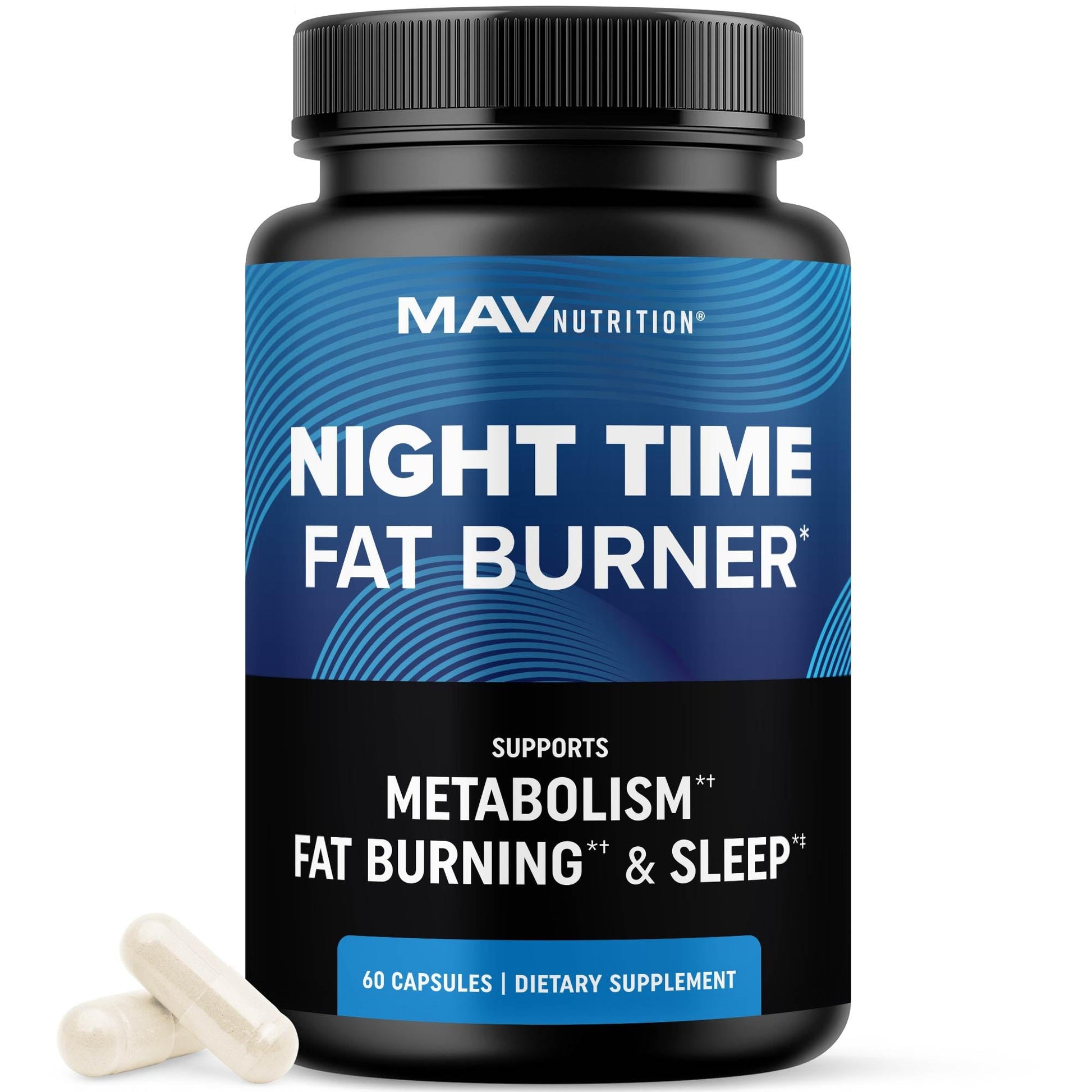 Night Time Fat Burner for Weight Loss Support & Sleep Aid | Appetite Suppressant, Carb Blocker, Nighttime Metabolism Booster for Stomach Fat Burner MAV NUTRITION buy supplements canada