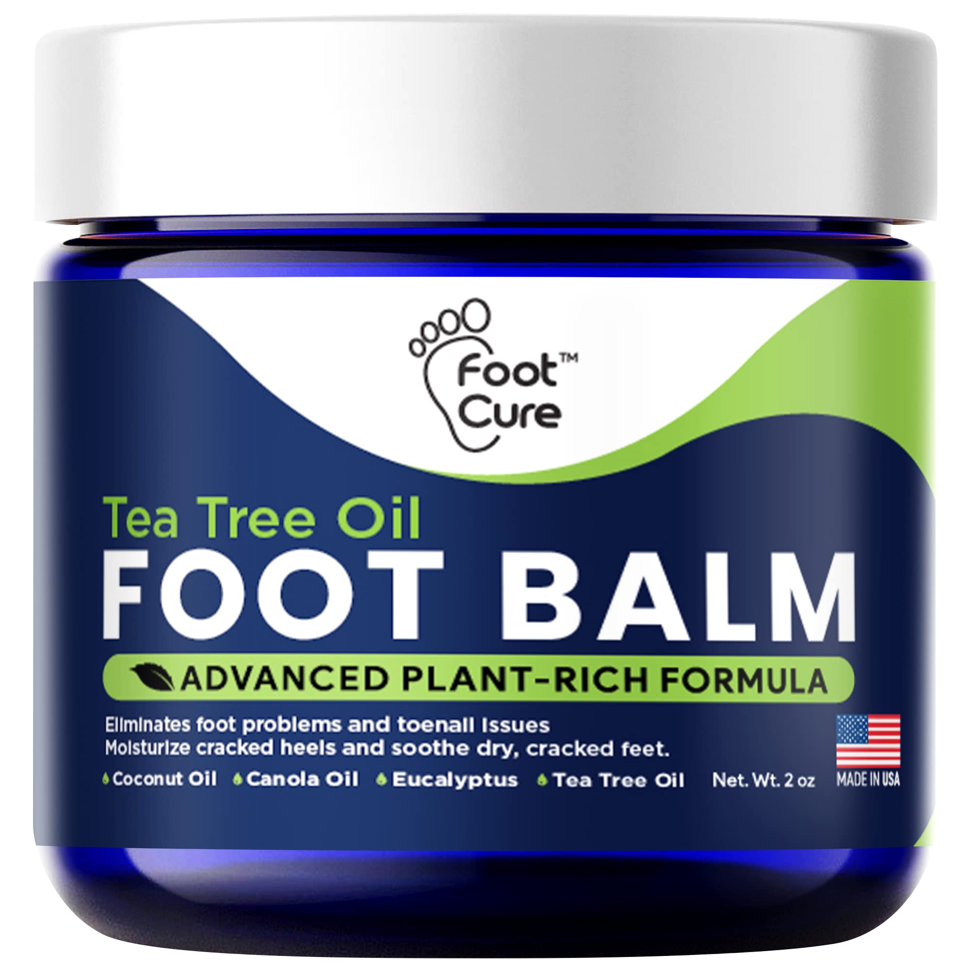 Tea Tree Oil Foot Balm/ Moisturizer For Dry Cracked Feet - Instantly Hydrates & Soothes FOOT CURE buy supplements canada