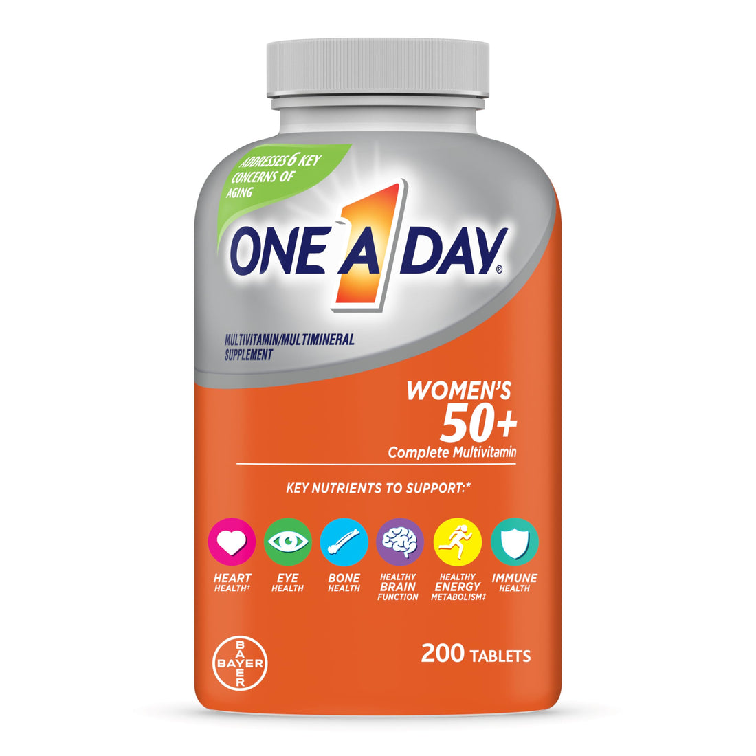 One A Day Women’s 50+ Multivitamins Tablet, Multivitamin for Women with Vitamin A, C, D ONE A DAY buy supplements canada