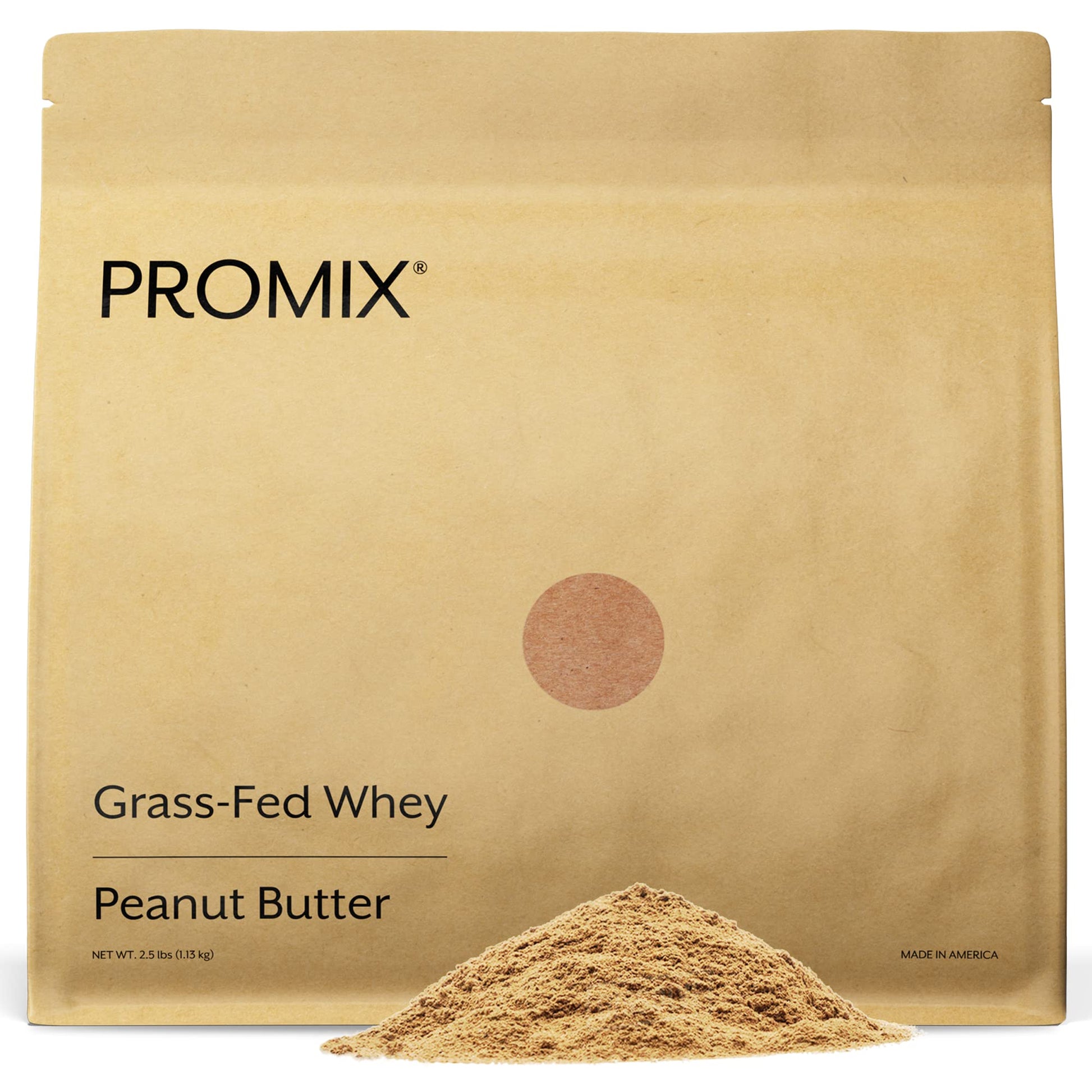 Promix Whey Protein Powder, Peanut Butter - 2.5lb Bulk - Grass-Fed & 100% All Natural ProMix Nutrition buy supplements canada