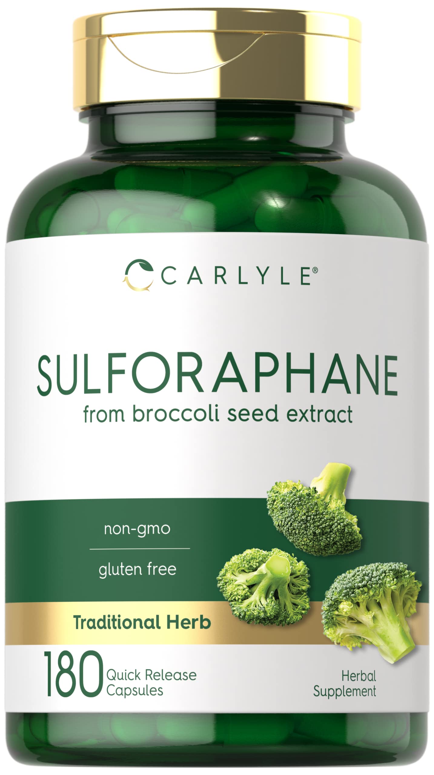 Carlyle Sulforaphane | from Broccoli Seed Extract | 180 Capsules | Traditional Herbal Carlyle buy supplements canada