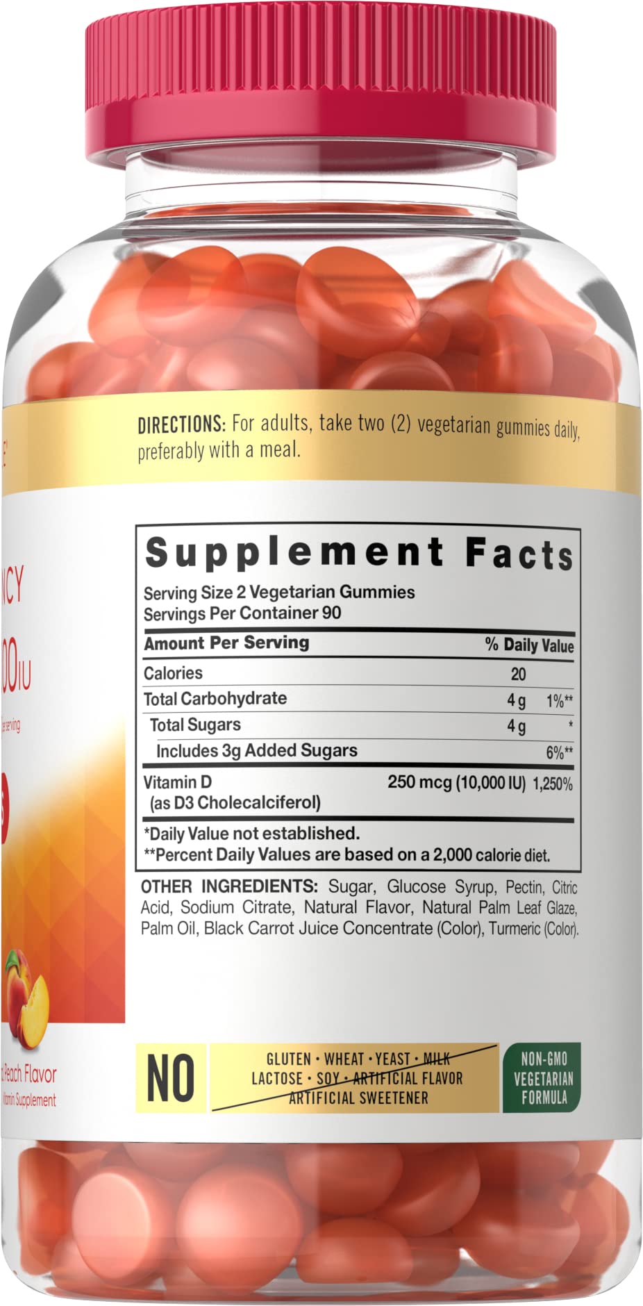 Carlyle Vitamin D3 Gummies | 10,000 iu | 180 Count | Vegetarian, Non-GMO Carlyle buy supplements canada