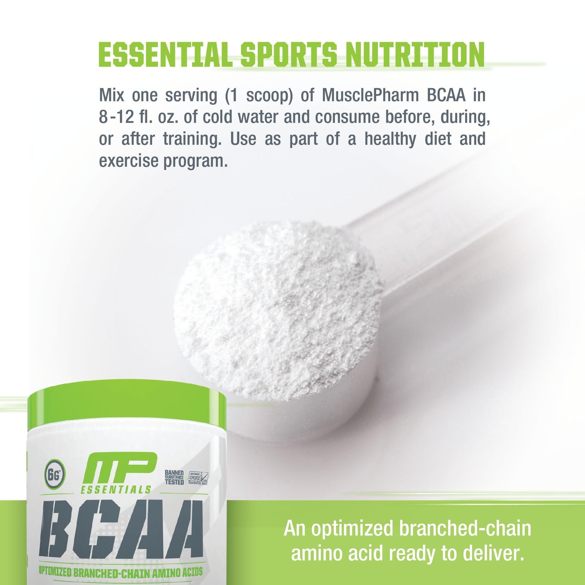 MusclePharm Essentials BCAA Powder, Pre & Post Workout Recovery Drink, Supports Muscle Pharm buy supplements canada