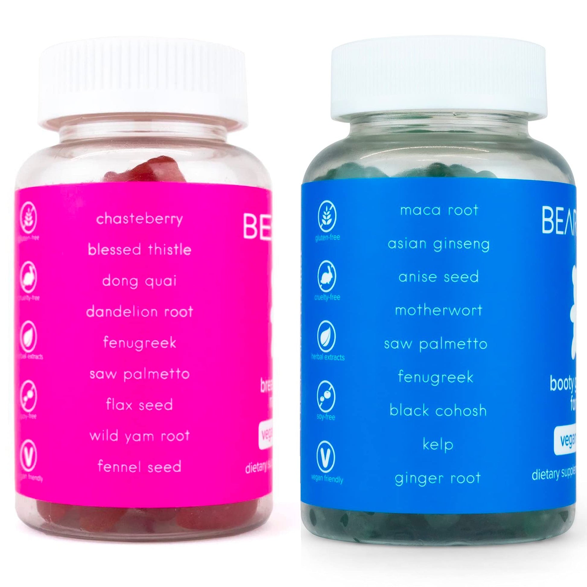BEARVANA Gummies Combo Pack - Chest and Bum Gummies - Workout Aid - Women’s BEARVANA buy supplements canada