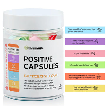 HIONXMGA Positive Messages in a Bottle (60+ Positive Affirmations),Self Care Gifts for Women Men HIONXMGA buy supplements canada