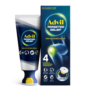 Advil Targeted Relief Pain Relieving Cream with Massage Applicator, Up to 8 Hours of Powerful Relief of Minor Arthritis Pain, Joint Pain, Lower Back Pain and Muscle Pain, 2.5 oz Advil buy supplements canada