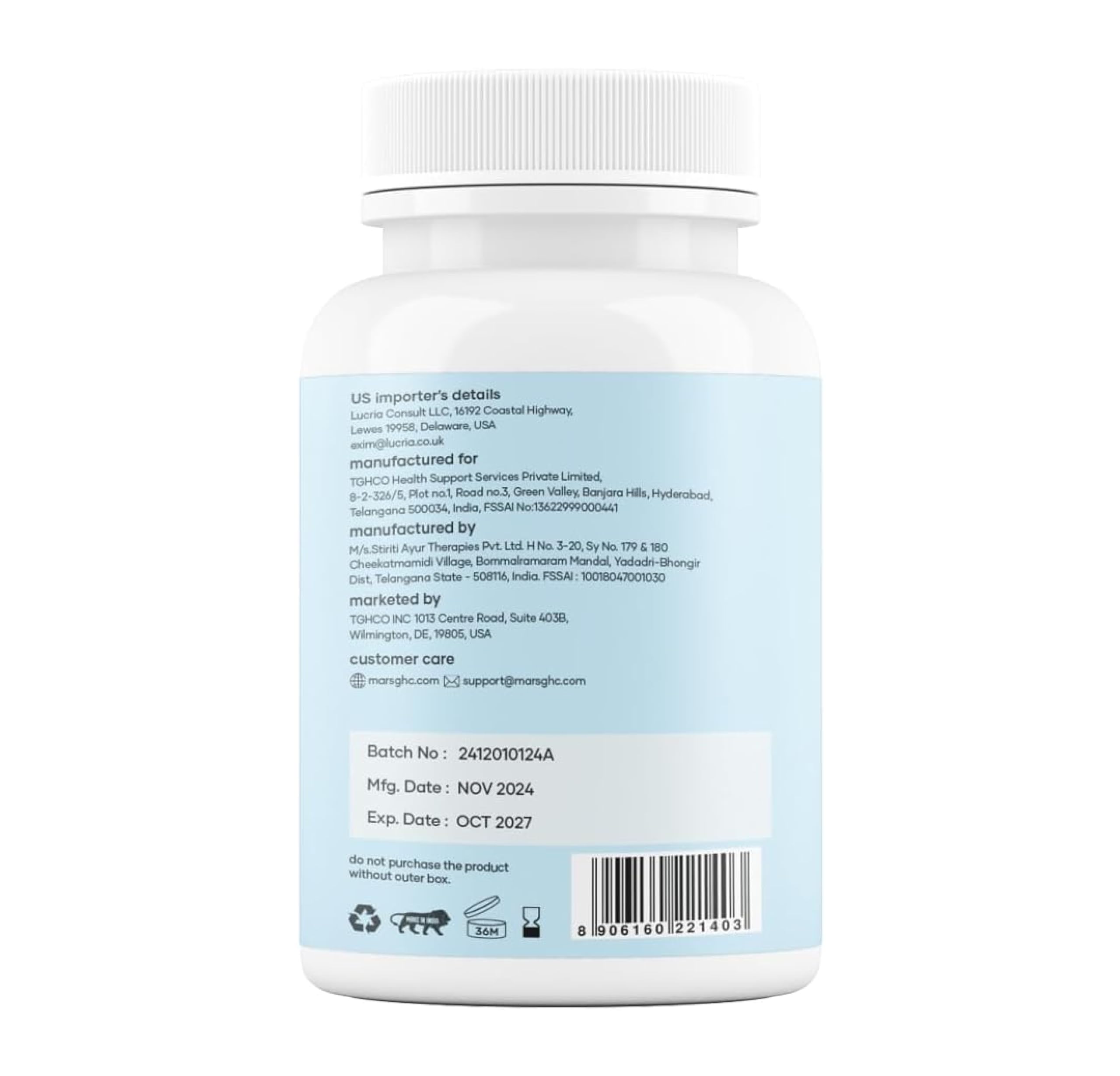 Mars Alizenol Capsules - 60 Capsules | (Pack of 3) mars by GHC buy supplements canada