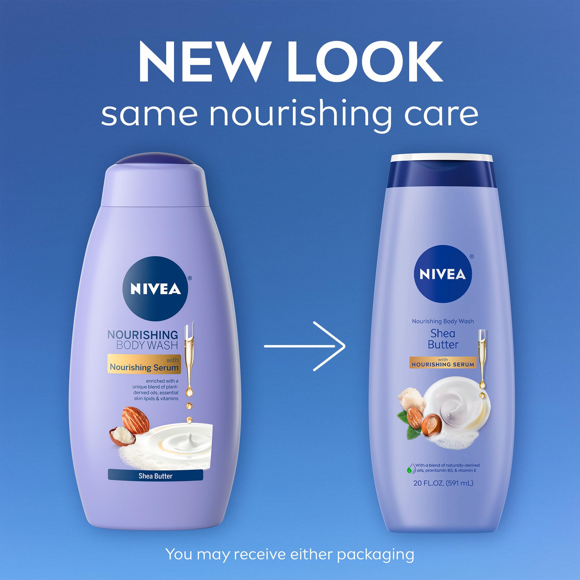 NIVEA Nourishing Shea Butter Body Wash with Nourishing Serum, Moisturizing Body Wash for Women NIVEA buy supplements canada