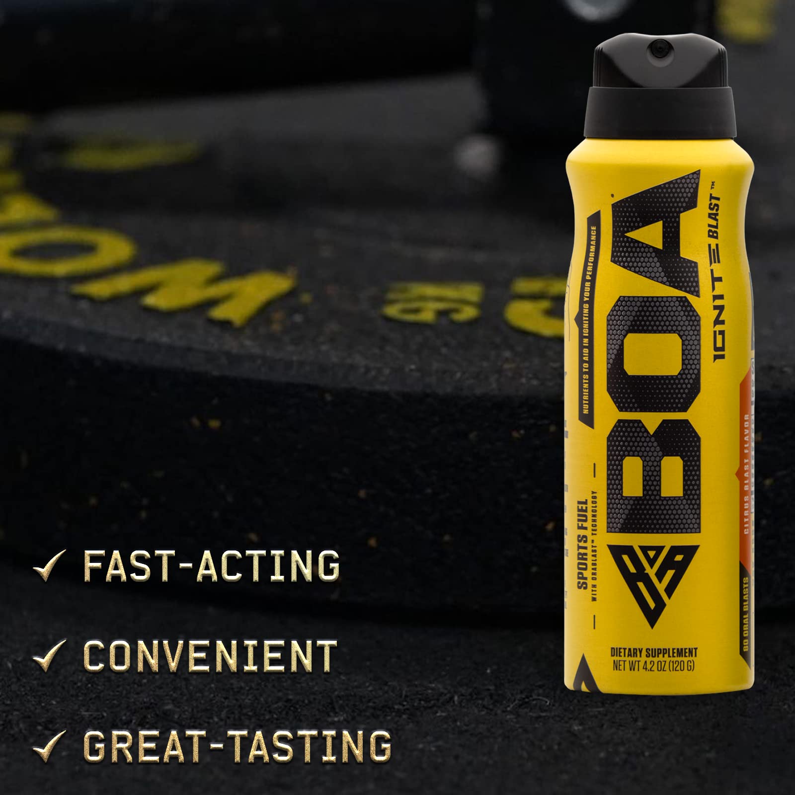 BOA Ignite Blast – Oral Aerosol Rapid Energy Solution – Pre Workout with Caffeine, B Vitamins BOA Nutrition Inc buy supplements canada