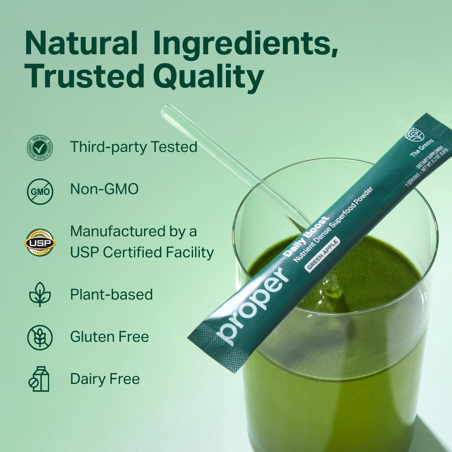 Proper The Essentials Super Foods Powder 5-Stick Variety Pack - Super Greens, Gut Health, Metabolism & Energy, Calm Magnesium Powder & Immune Support Supplement Packs Proper buy supplements canada