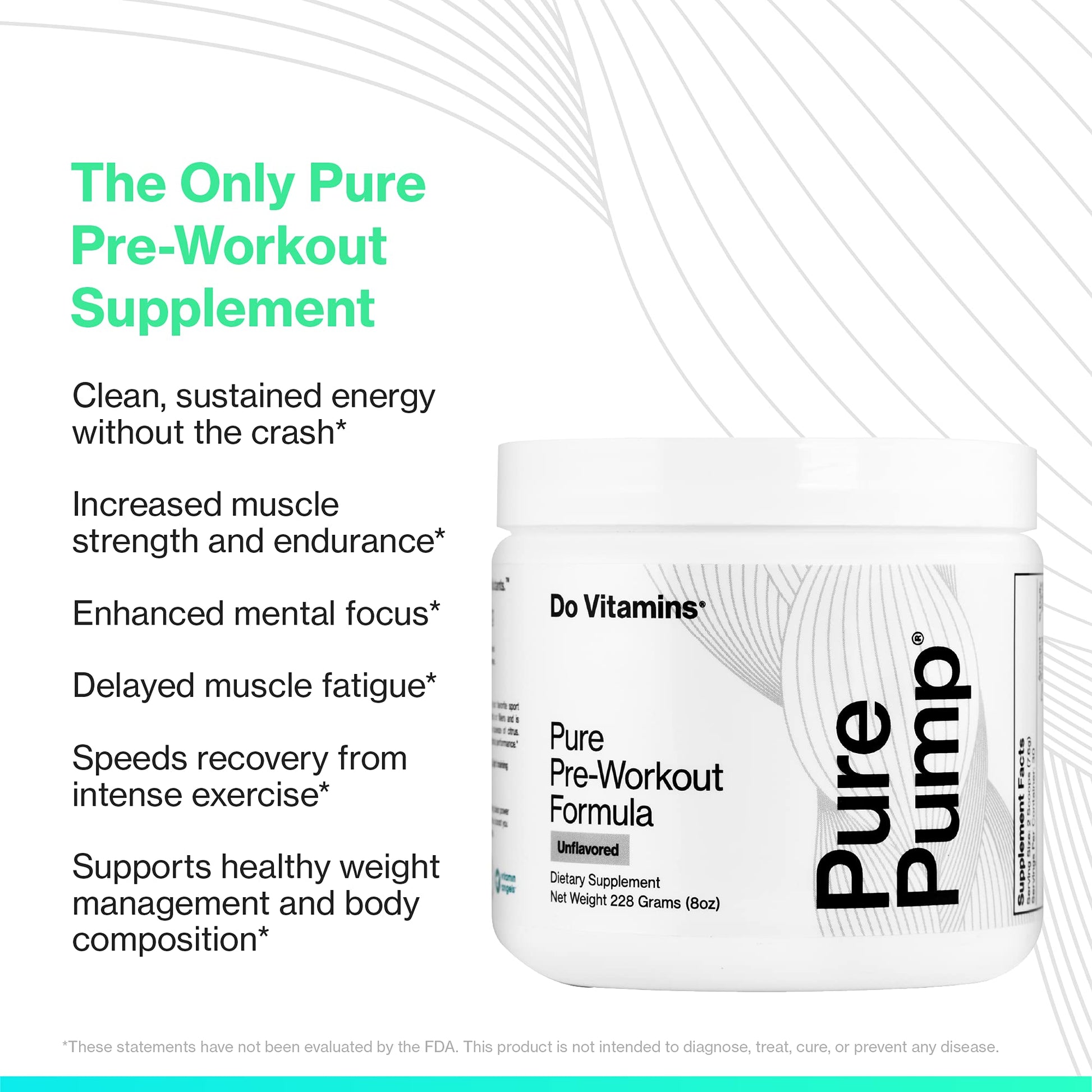 Do Vitamins PurePump Clean Pre Workout Powder for Men & Women - Preworkout with Creatine BCAA - Clean Energy Pre-Workout - All Actives. Zero fillers. Do Vitamins buy supplements canada