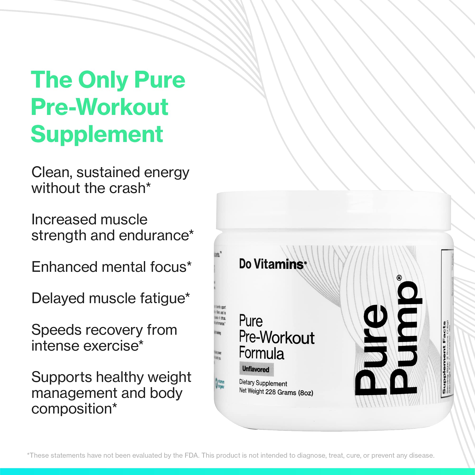 Do Vitamins PurePump Clean Pre Workout Powder for Men & Women - Preworkout with Creatine BCAA - Clean Energy Pre-Workout - All Actives. Zero fillers. Do Vitamins buy supplements canada
