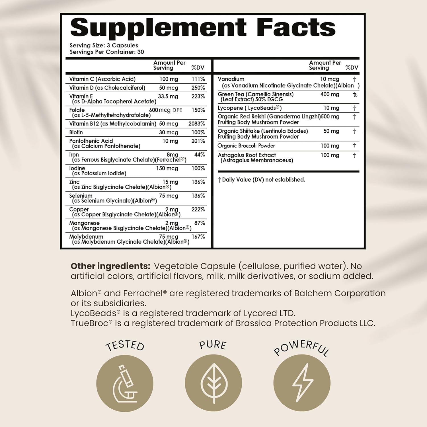 PAPCLEAR Physician Formulated | All Natural Immune Support Supplement | Advanced Powerful Immunity Booster | 21 Vitamins & Nutrients with Organic Shiitake Mushroom & Lycopene | 90 Capsules | Pack of 1 HPD Rx buy supplements canada