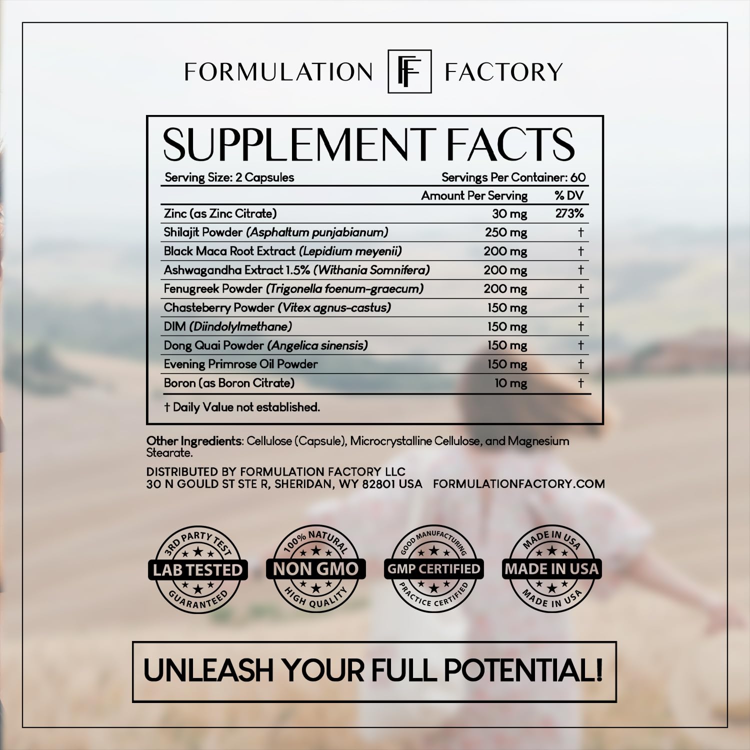 Formulation Factory She's Obsessed: 10-in-1 Hormone Balance Maximizer with Shilajit, Maca, Ashwagandha, DIM, Dong Quai, Zinc & More for Vitality & Balance – 120 Capsules 2 Months Formulation Factory buy supplements canada
