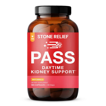 STONE RELIEF Daytime Herbal Kidney Support for Urinary Flow & Comfort | Chanca Piedra Formula – 180 Capsules STONE RELIEF buy supplements canada