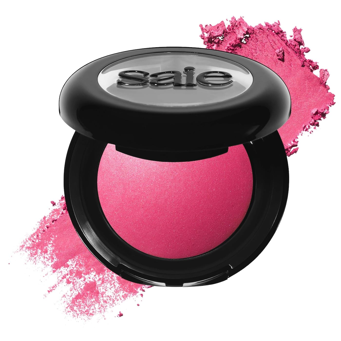Saie Blush & Brush Duo - SuperSuede Baked Blush in Amore (.01 oz) & Powder Blush Brush - Talc-Free, Moisturizing Blush with Vegan, Fluffy Brush for Seamless Application Saie buy supplements canada