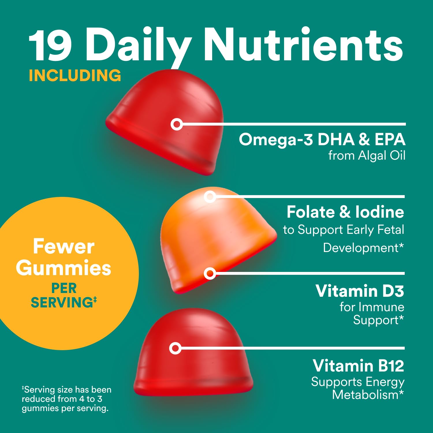 SmartyPants Prenatal Multivitamin Gummies with Omega 3 DHA/EPA, Methylfolate, Biotin, Vitamins D3, C, B12, B6, A, K, and Zinc, Gluten Free, Clean Label SmartyPants buy supplements canada