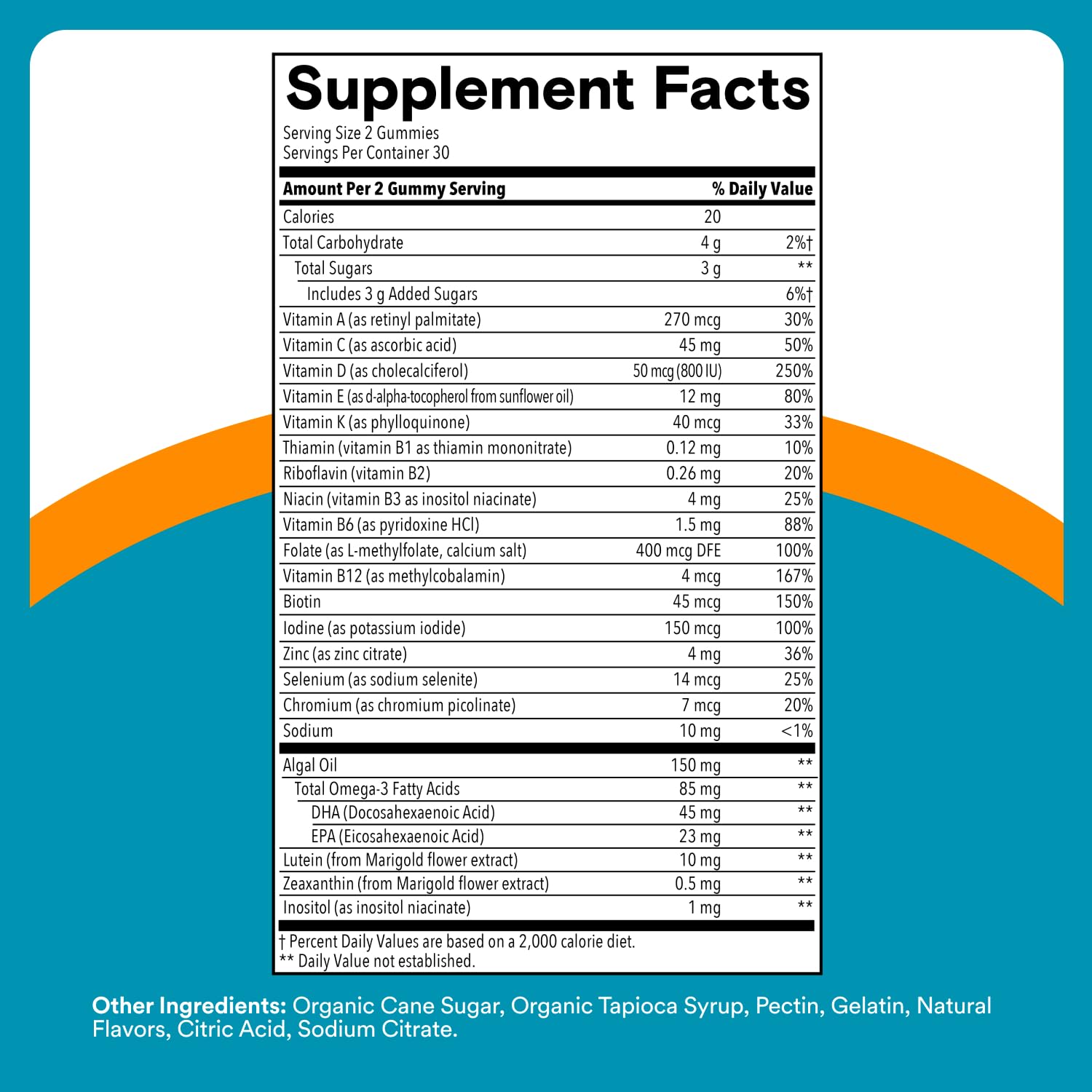 SmartyPants Teen Guy Multivitamin Gummies, Omega 3 (DHA/EPA), Vitamin D3, C, Vitamin B12, B6, A, K & Zinc, Folate, Gluten Free, Fruit Flavor, 60 Count (30 Day Supply) SmartyPants buy supplements canada