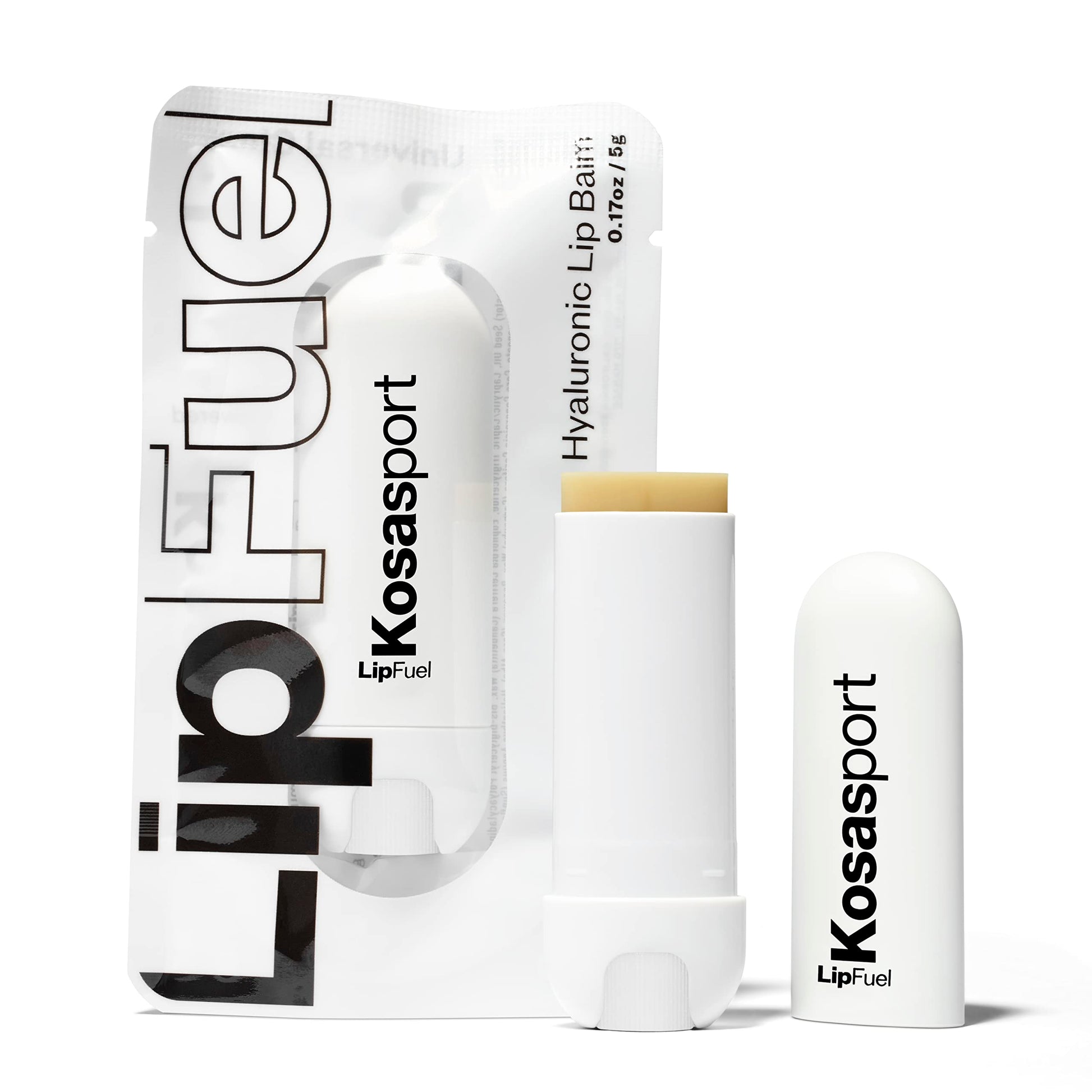 Kosas Lipfuel Hyaluronic Active Sport Lip Balm - Hydrates, Energizes and Protects - Natural Lip Treatment and Care (Baseline) Kosas buy supplements canada