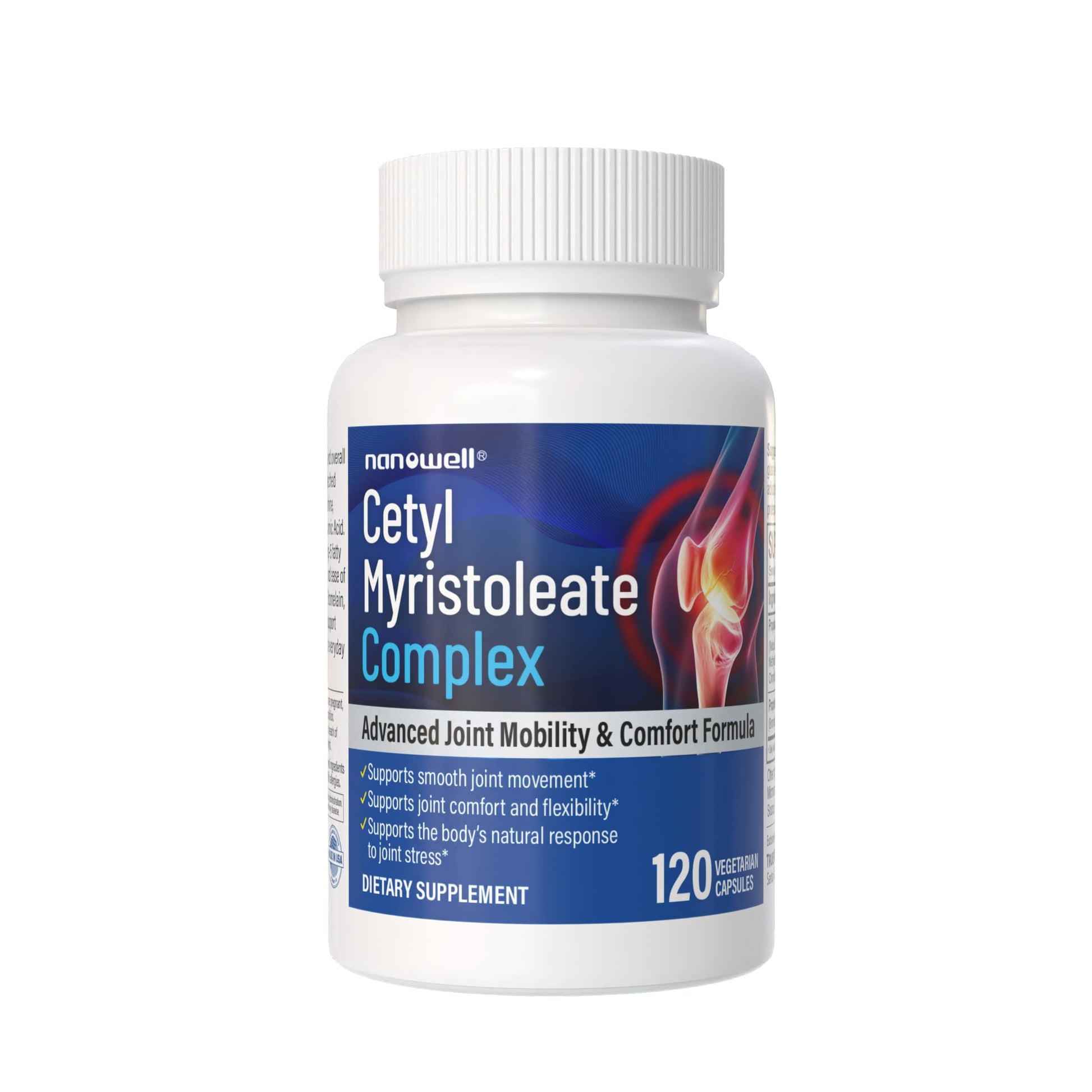 Cetyl Myristoleate Complex, CMO Advanced Joint Mobility & Comfort Formula 120 Capsules NANOWELL buy supplements canada