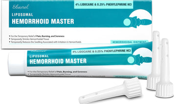 Ebanel 4% Lidocaine Hemorrhoid Treatment Ointment with Phenylephrine, Witch Hazel, Vitamin B6, Zinc Oxide, Frankincense, External and Internal Hemorrhoids Treatment Burn Itch Pain Relief Anal Cream Ebanel buy supplements canada