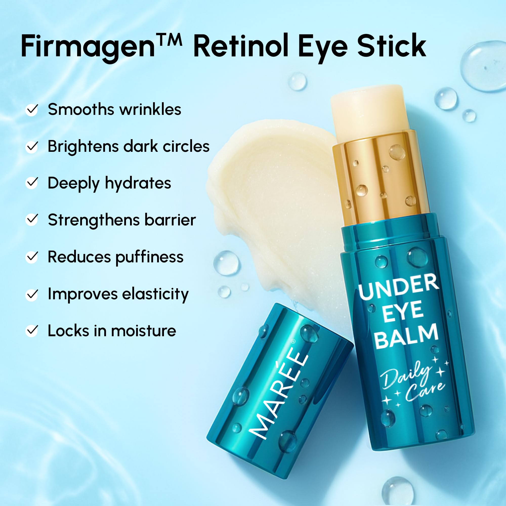MAREE Under Eye Balm Stick with Retinol & Ceramide Complex – Facial Moisturizer for Dark Circles & Wrinkles MAREE buy supplements canada