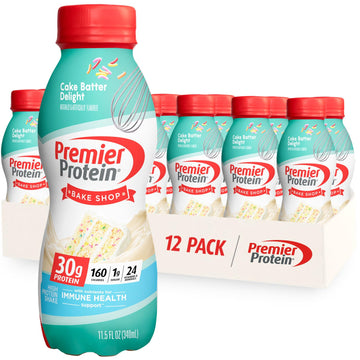 Premier Protein Shake, Cake Batter, 30g Protein, 1g Sugar, 24 Vitamins & Minerals Premier Protein buy supplements canada
