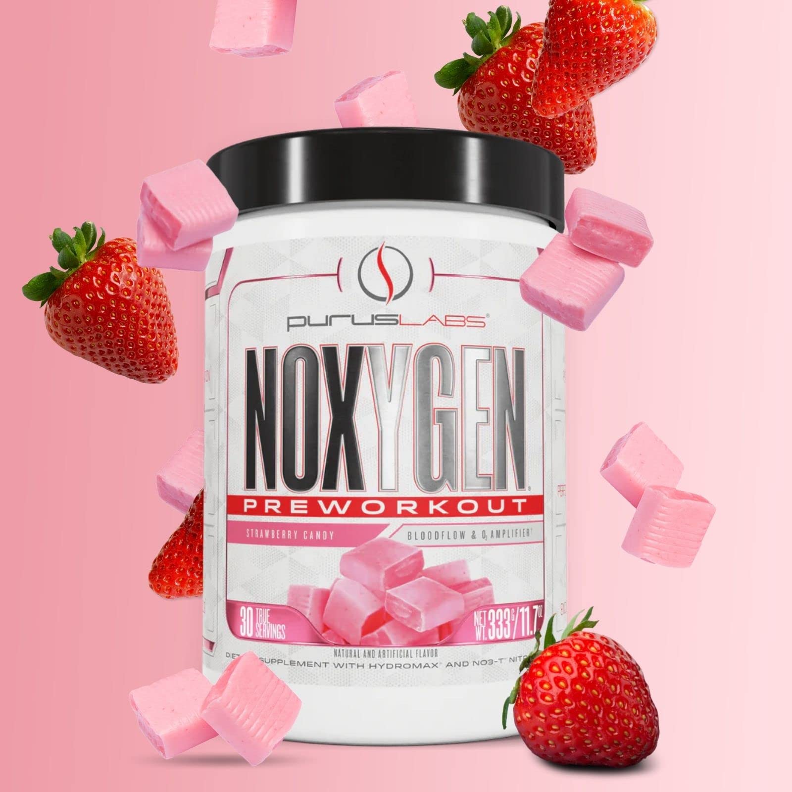 Purus Labs NOXYGEN PREWORKOUT Powder, 30 Servings (Strawberry Candy) Purus Labs buy supplements canada