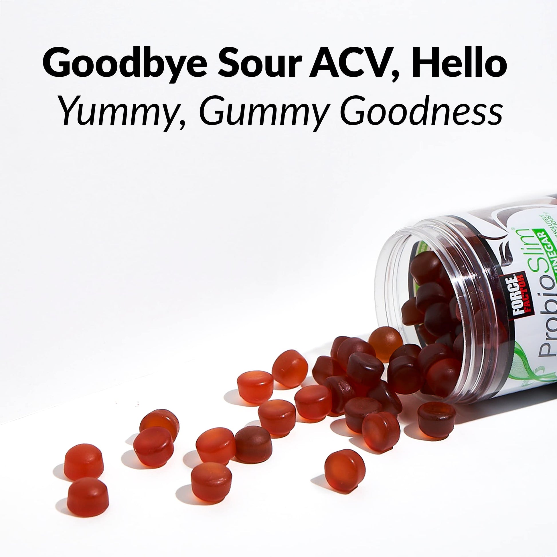 FORCE FACTOR ProbioSlim Apple Cider Vinegar Gummies Organic LactoSpore Prebiotics Force Factor buy supplements canada
