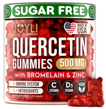 JOYLI Quercetin Gummies - Pure Quercetin with Bromelain Zinc Vitamin C & Vitamin D3 JOYLI Nutrition buy supplements canada