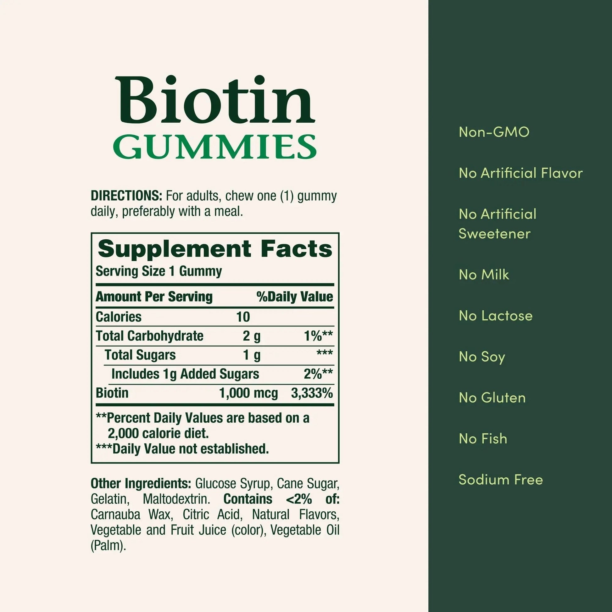 Nature's Bounty Biotin Gummy, Vitamin Supplement, Supports Healthy Hair, Skin, and Nails, Fruit Flavored Gummies, 1000 mcg, 110 Count Nature's Bounty buy supplements canada
