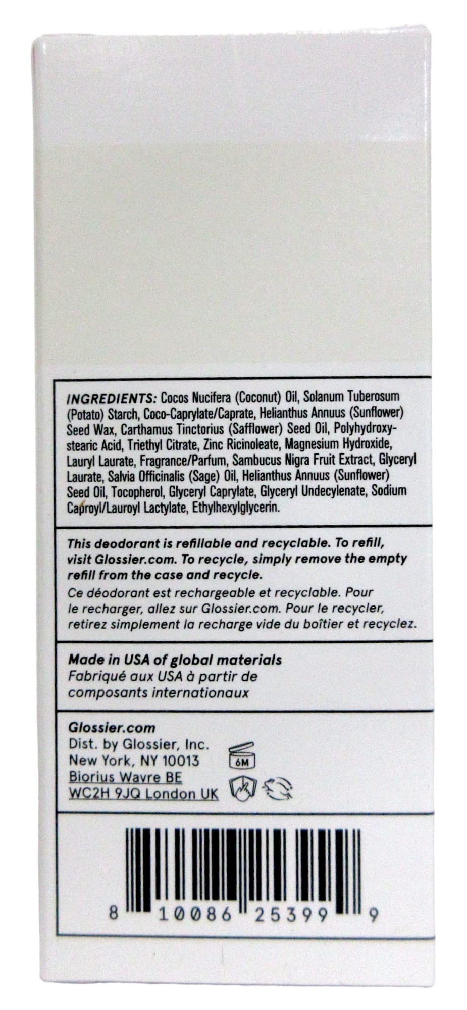 Glossier - Deodorant Refill Stick - Orange Blossom Neroli - 65 g / 2.2 oz Glossier buy supplements canada