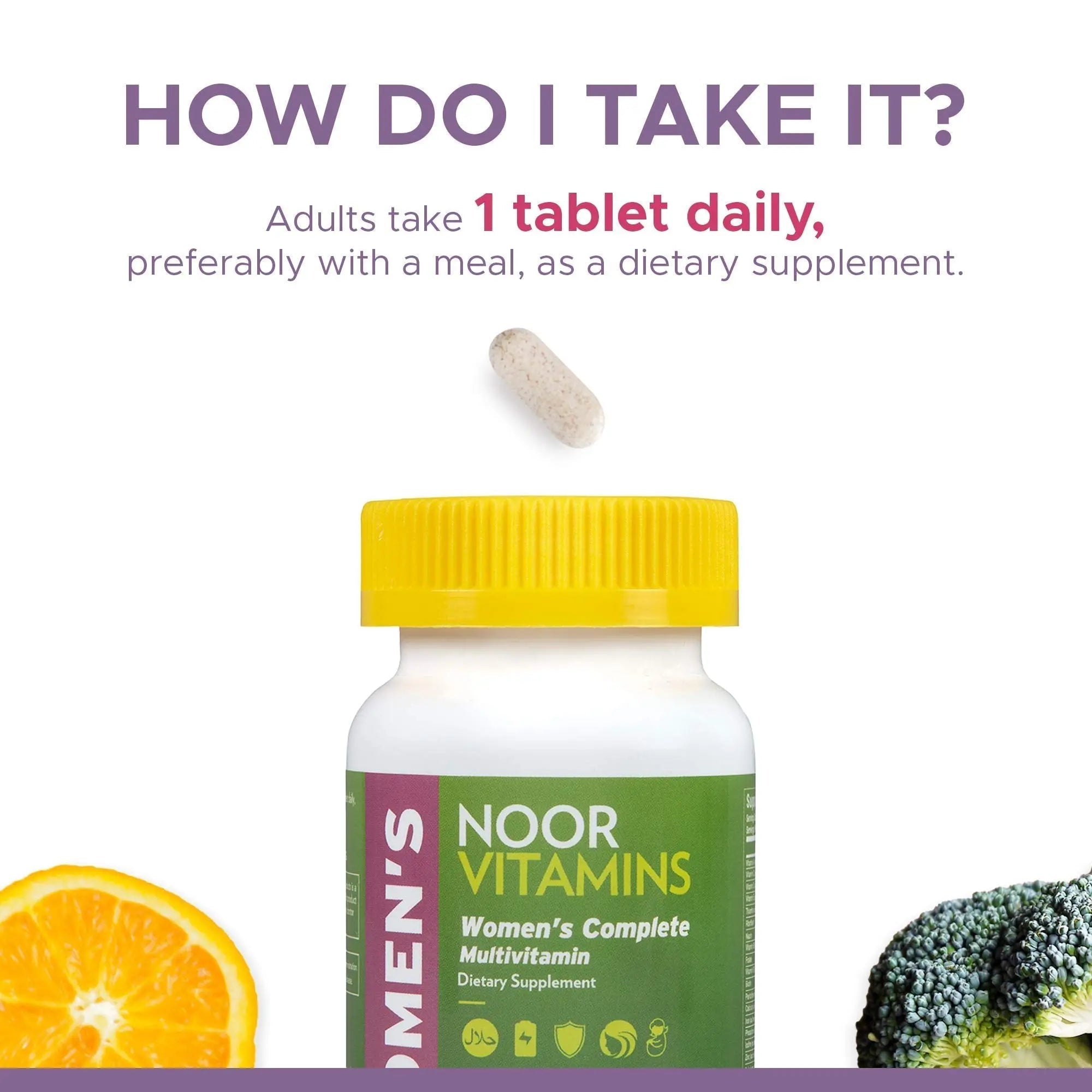 Noor Vitamins Women's Multivitamin and Omega Fish Oil Supplement Bundle Noor Vitamins buy supplements canada