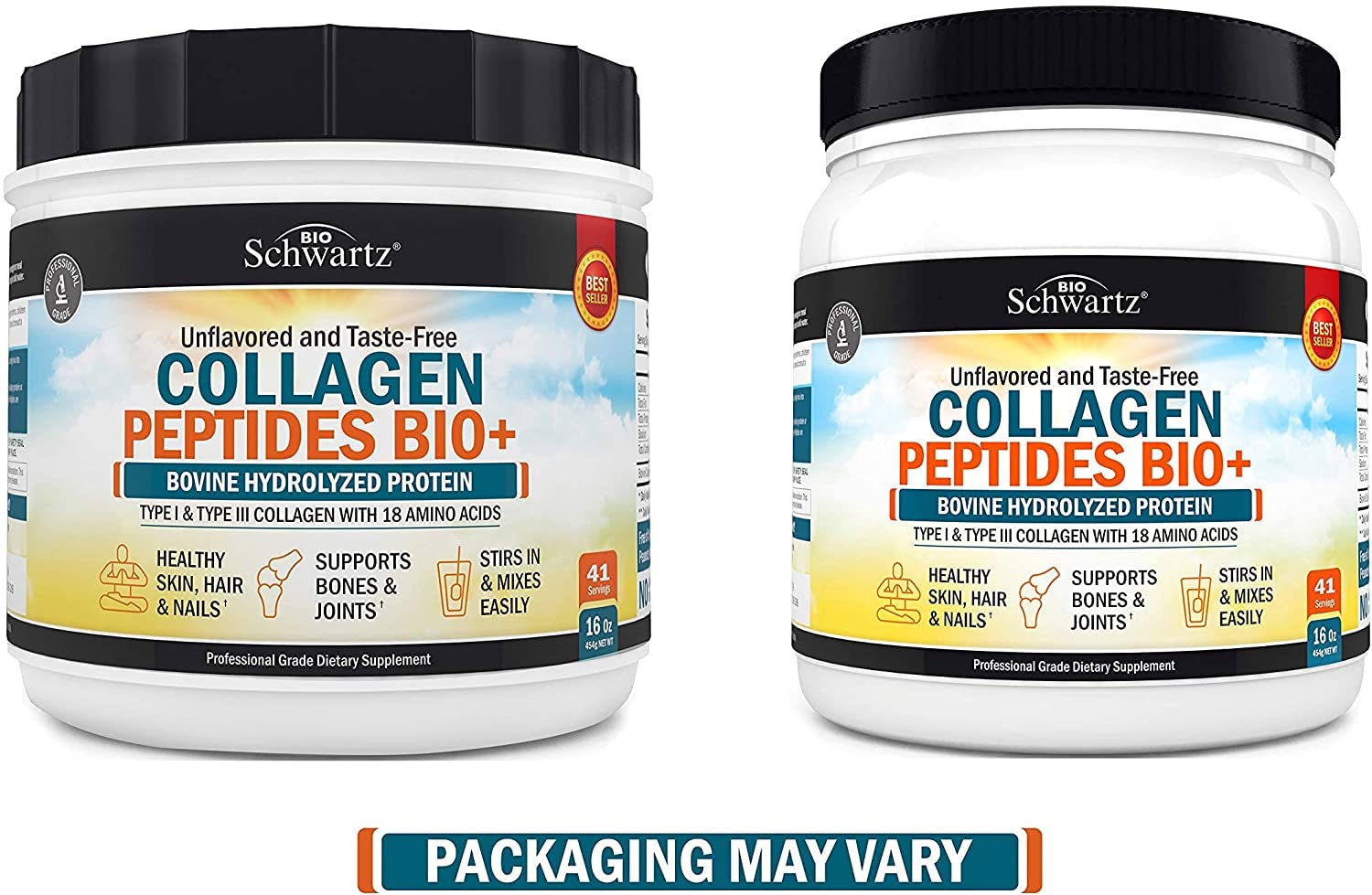 Collagen Peptides Powder - Grass Fed, Pasture Raised with Aminos - Promotes Healthy BioSchwartz buy supplements canada